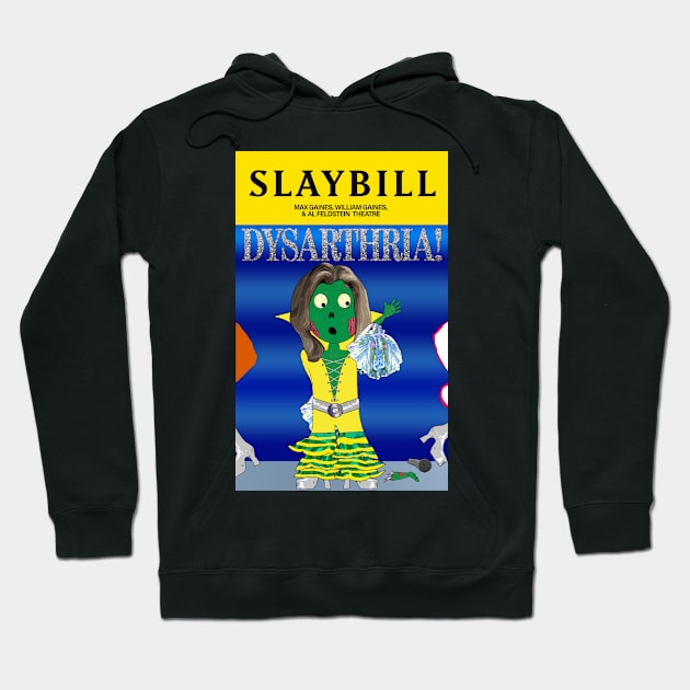 Broadway Zombie Dysarthria! Slaybill Hoodie by jrbactor